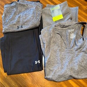 2 Sets Womens Workout Athletic Clothing Size M